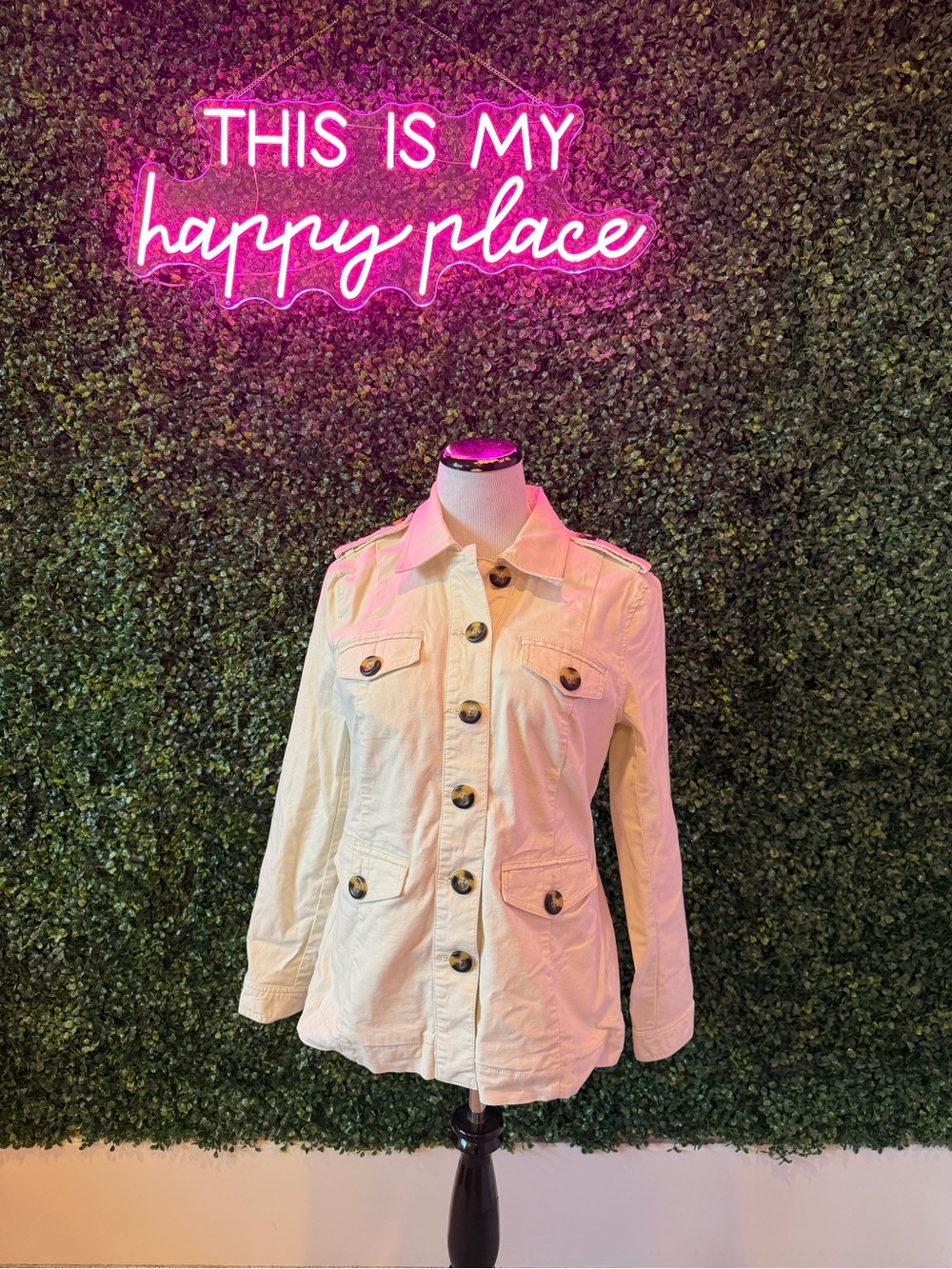 CAbi Cream Utility Jacket